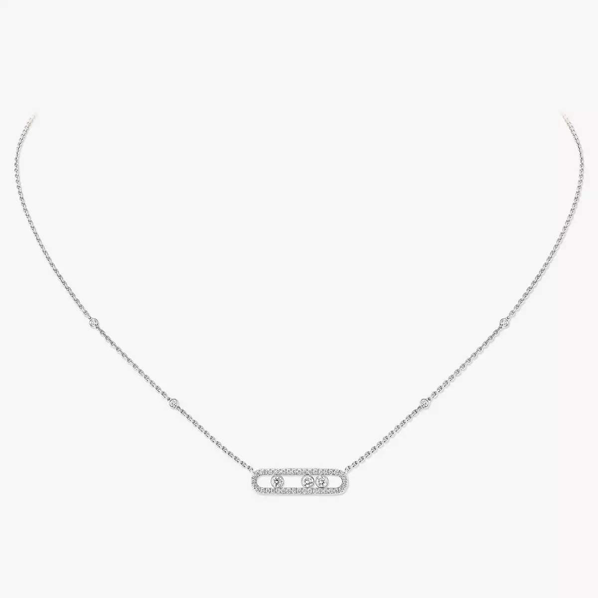 Messika Baby Move pave diamond necklace