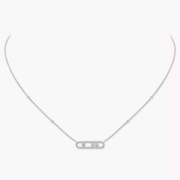 Messika Baby Move pave diamond necklace