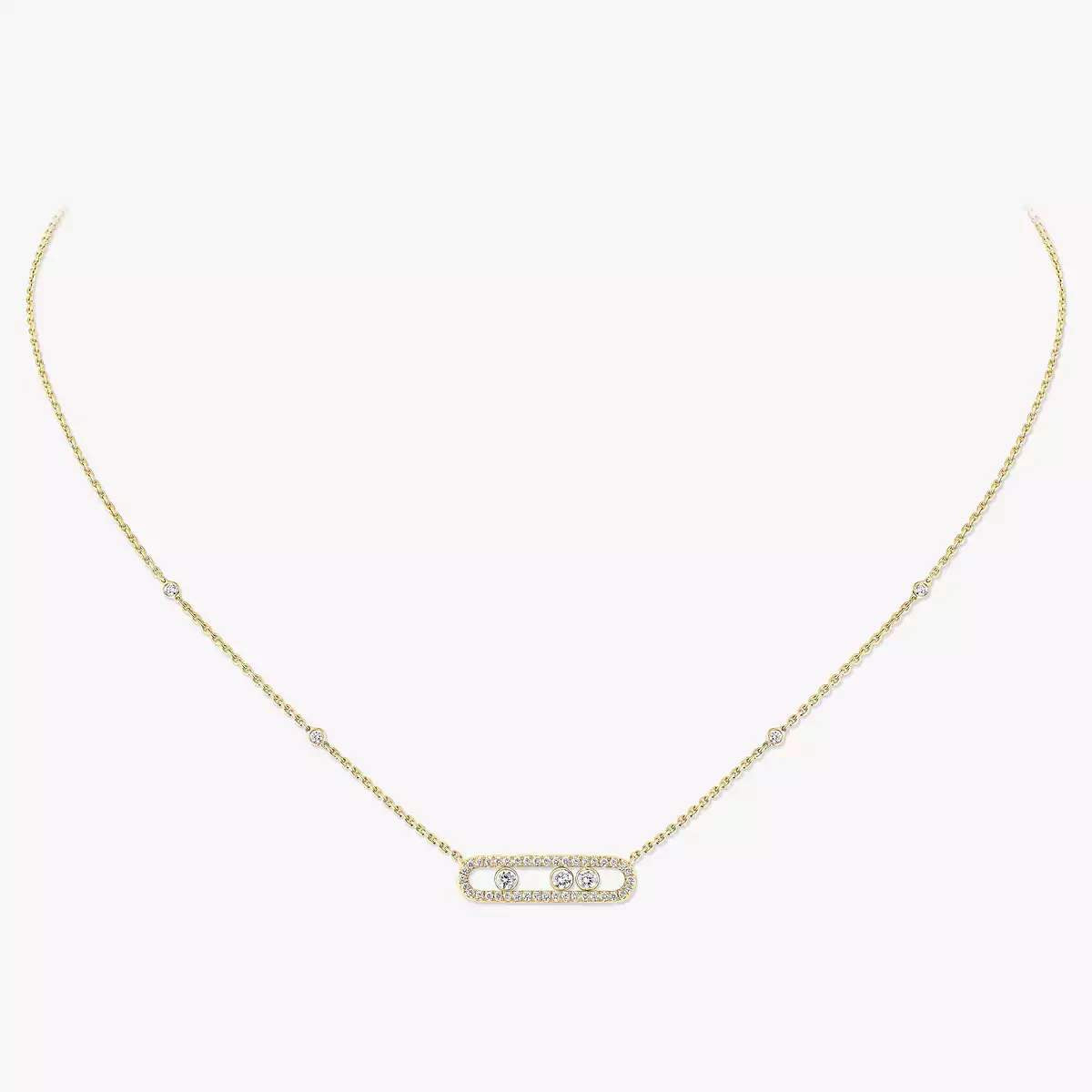 Messika Baby Move pave diamond necklace