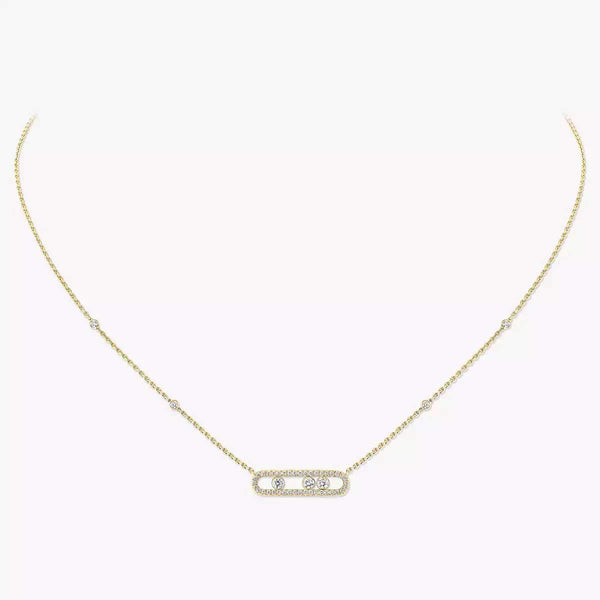 Messika Baby Move pave diamond necklace
