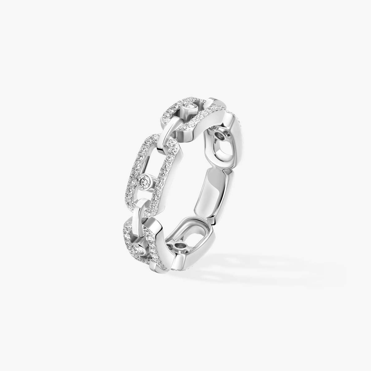 Messika Move Link Pave Diamond Ring