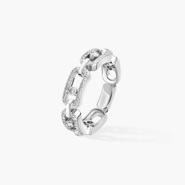 Messika Move Link Pave Diamond Ring
