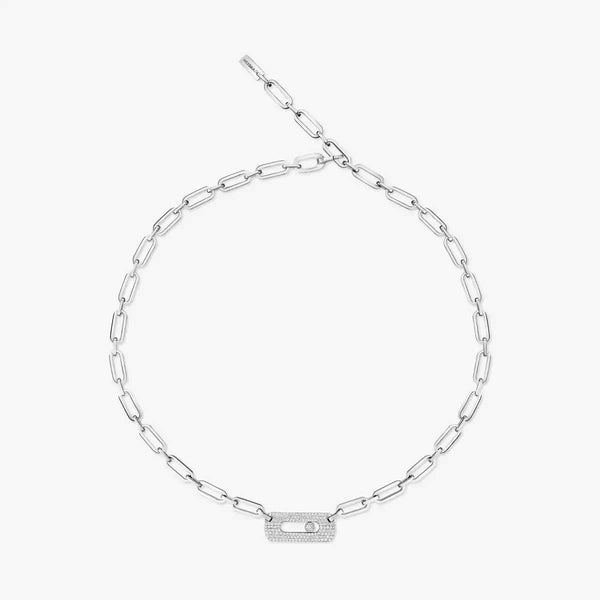 Messika Move Link Curb Diamond Necklace