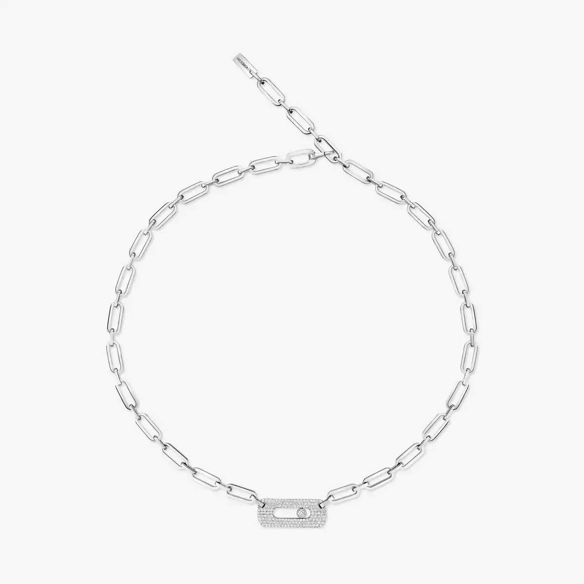 Messika Move Link Curb Diamond Necklace