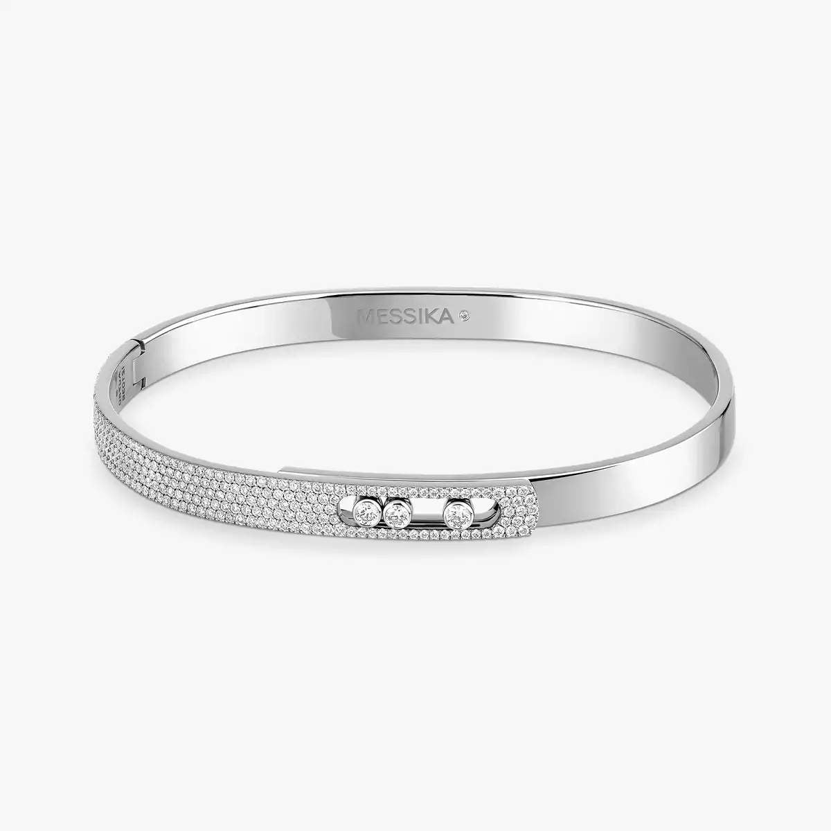 Messika Move Noa Semi-Pave Diamond Bangle
