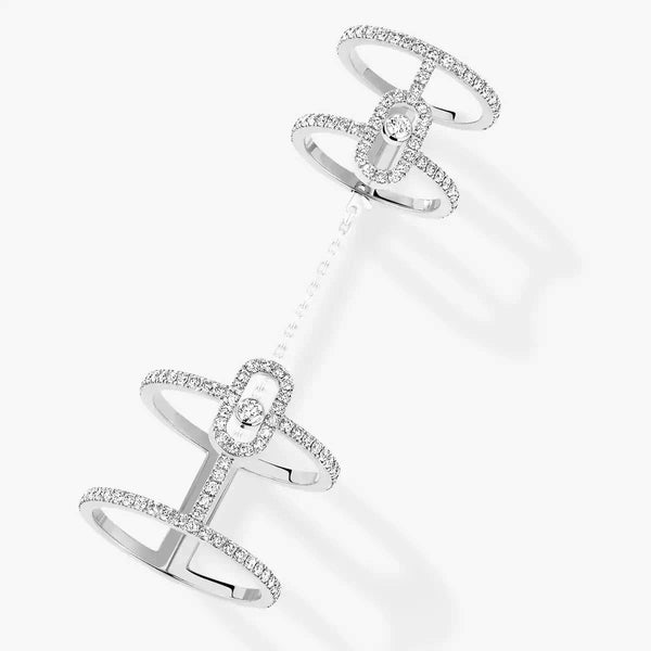 Messika Move Uno Pave Diamond Double Ring