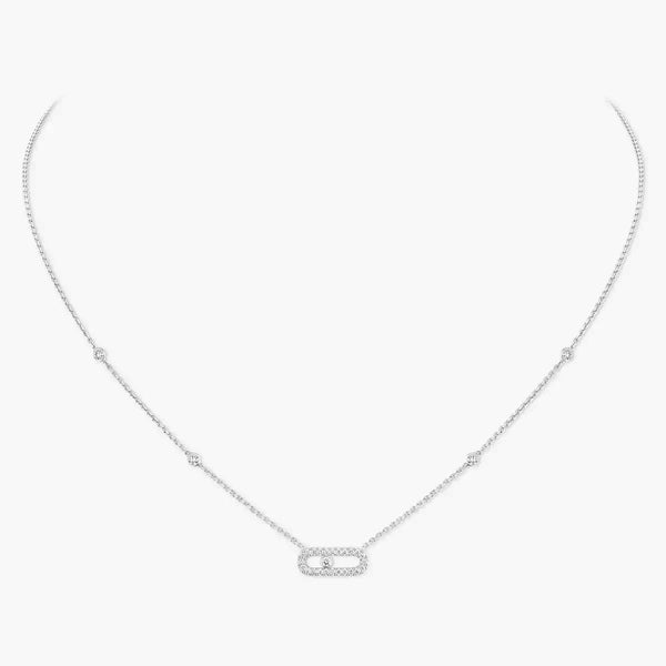 Messika Move Uno Pave Diamond necklace
