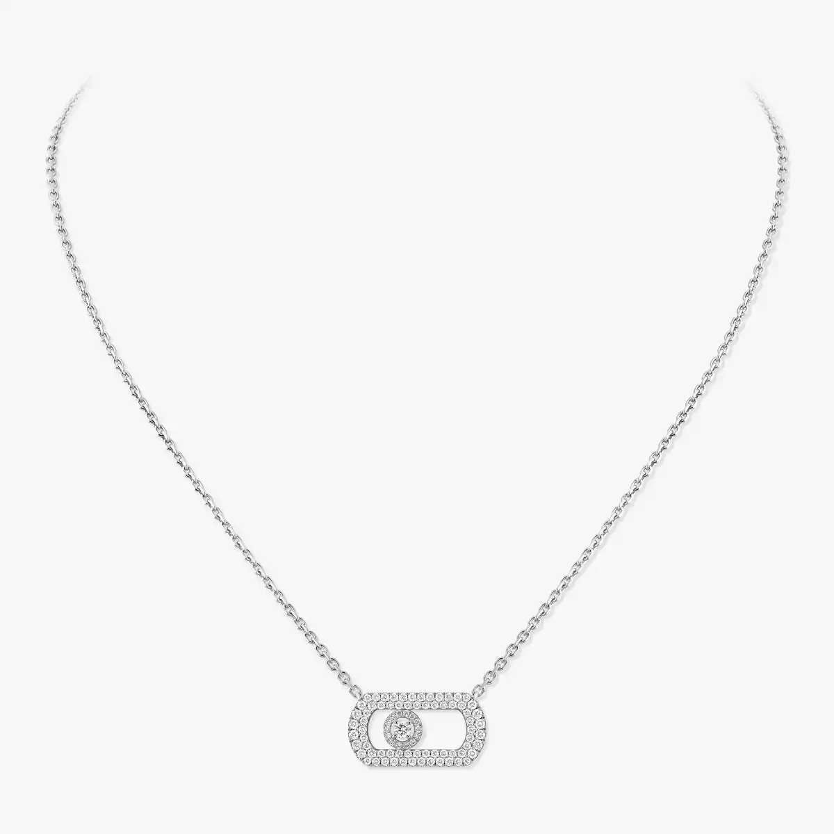 Messika So Move Pave Necklace