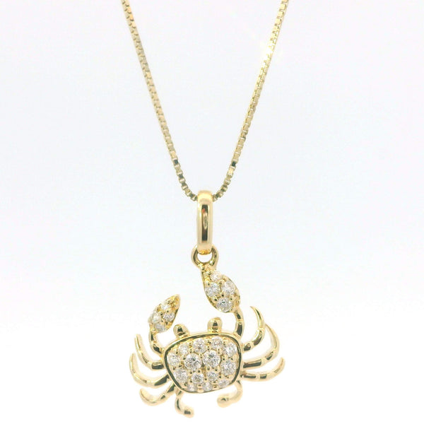 Diamond Crab Necklace Provident Jewelery