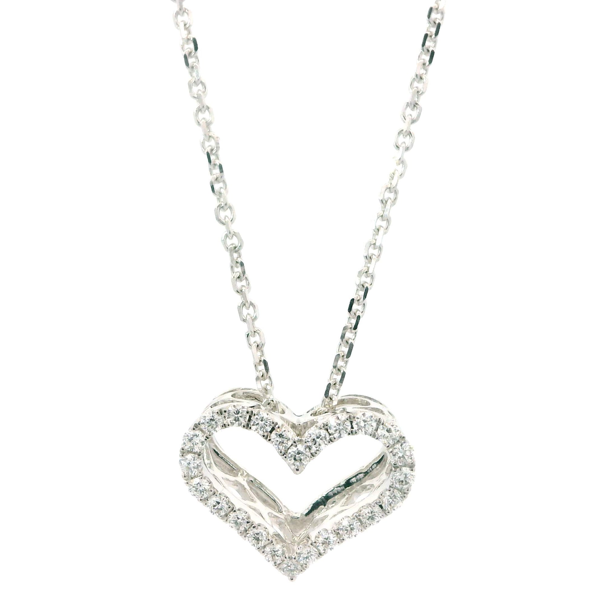 Diamond Heart Necklace Provident Jewelery