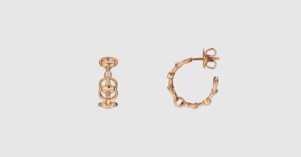 Gucci Horsebit Mini Hoop Earrings