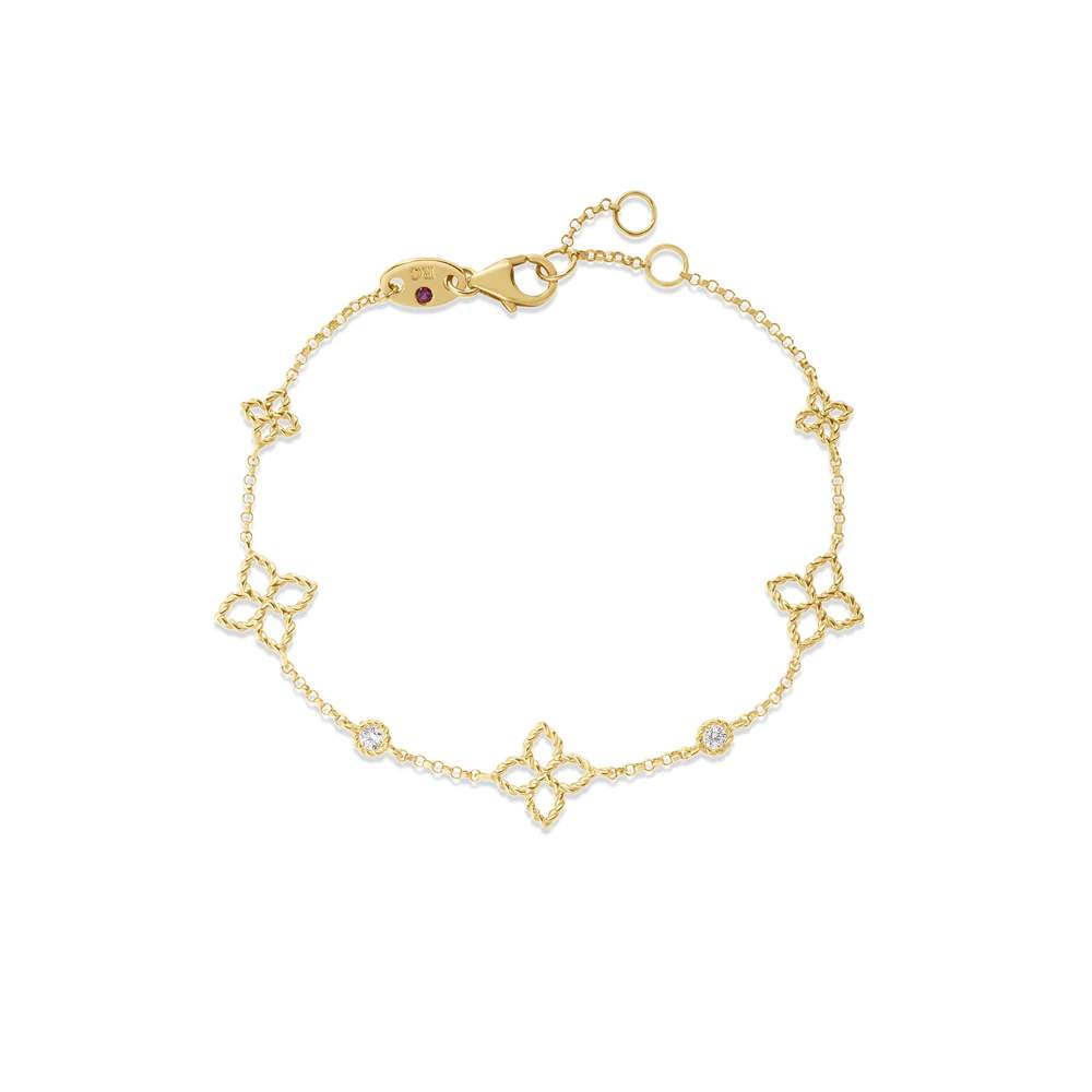 Roberto Coin Principessa Flower Station Bracelet
