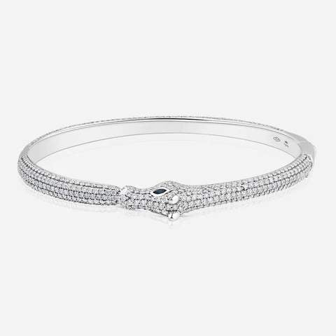 Toti Celebration Horse Head Pave Diamond Bangle