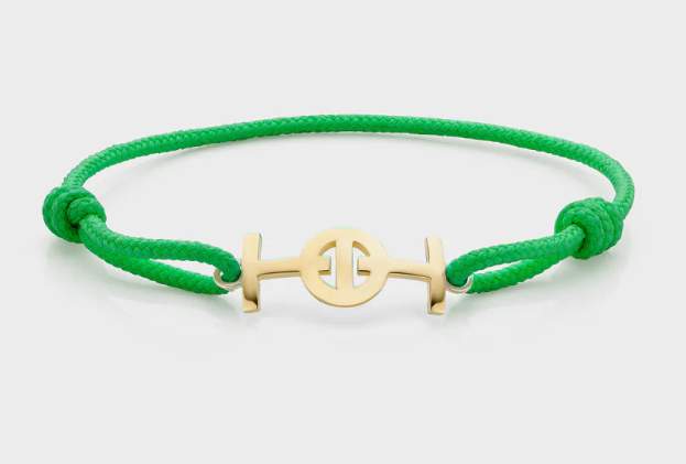 Toti Challenge Green Cord Bracelet