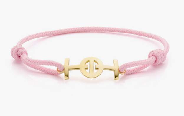 Toti Challenge Light Pink Cord Bracelet