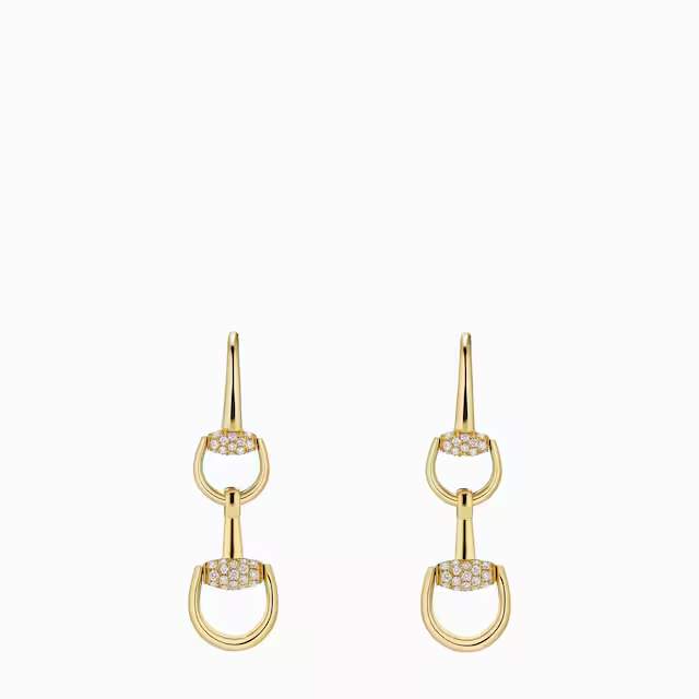 Gucci Horsebit Chandelier Earrings