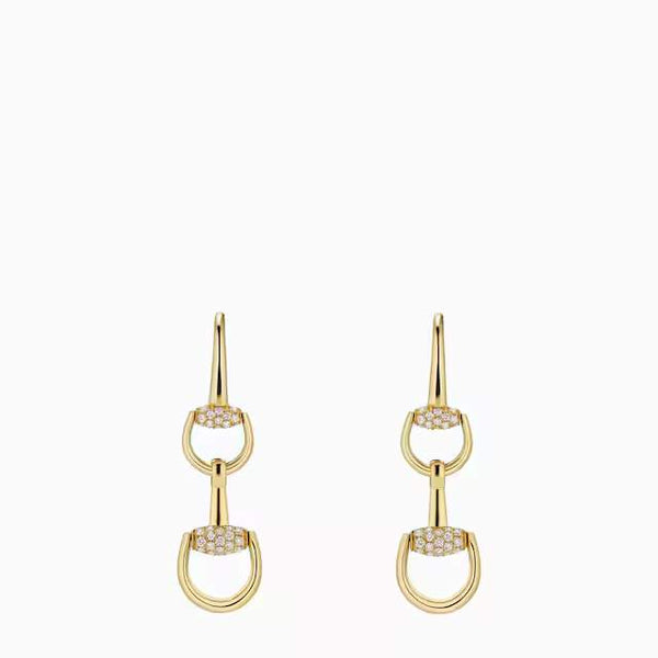 Gucci Horsebit Chandelier Earrings