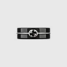 Gucci Interlocking Corundum Ring