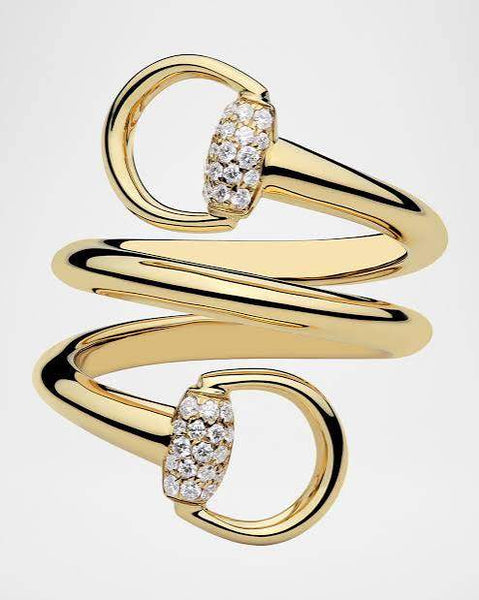 Gucci Horsebit Contrarie Ring