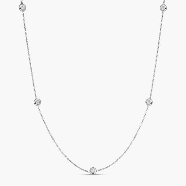 Roberto Coin 5 Station Diamond Necklace