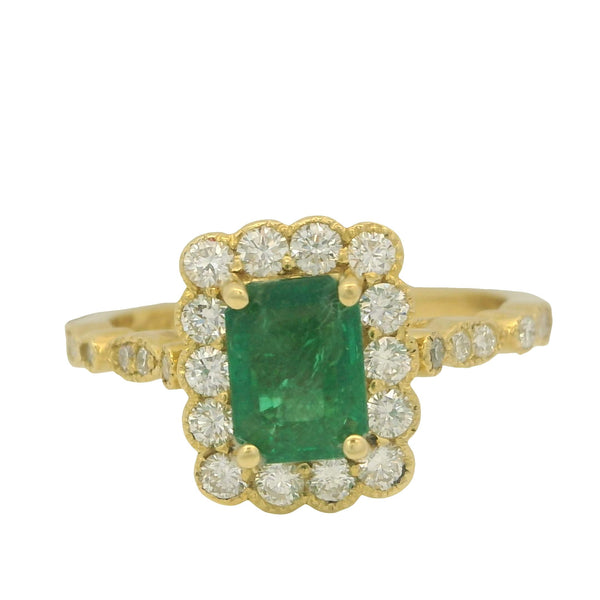 Emerald & Diamond Ring Provident Jewelery