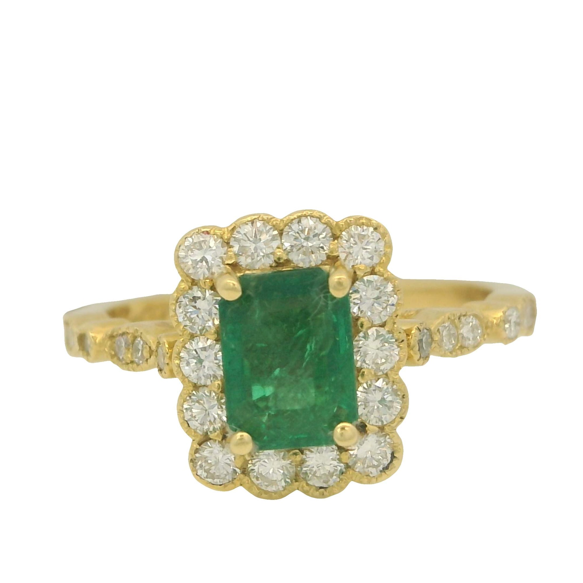 Emerald & Diamond Ring