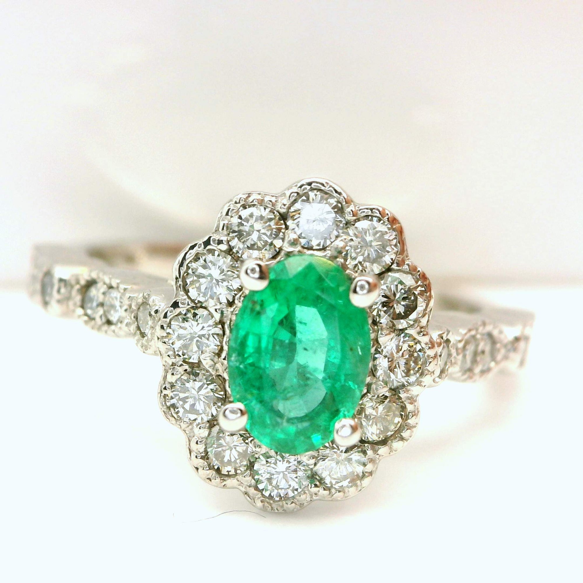 Emerald & Diamond Ring