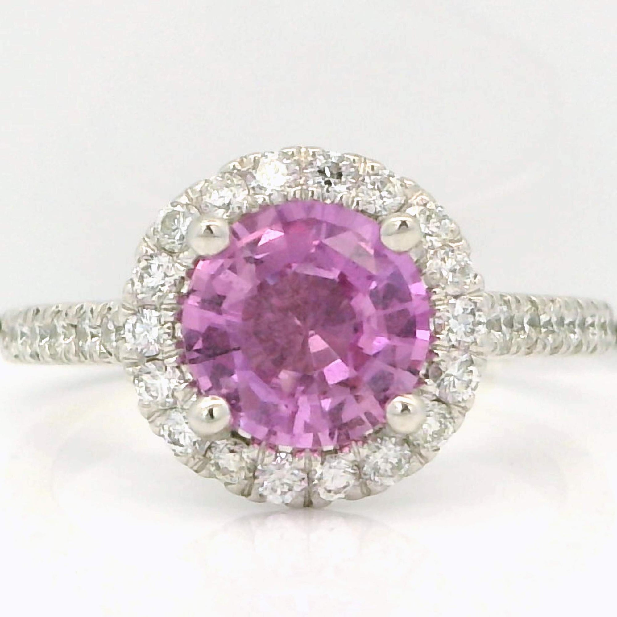 Pink Sapphire & Diamond Ring Provident Jewelery