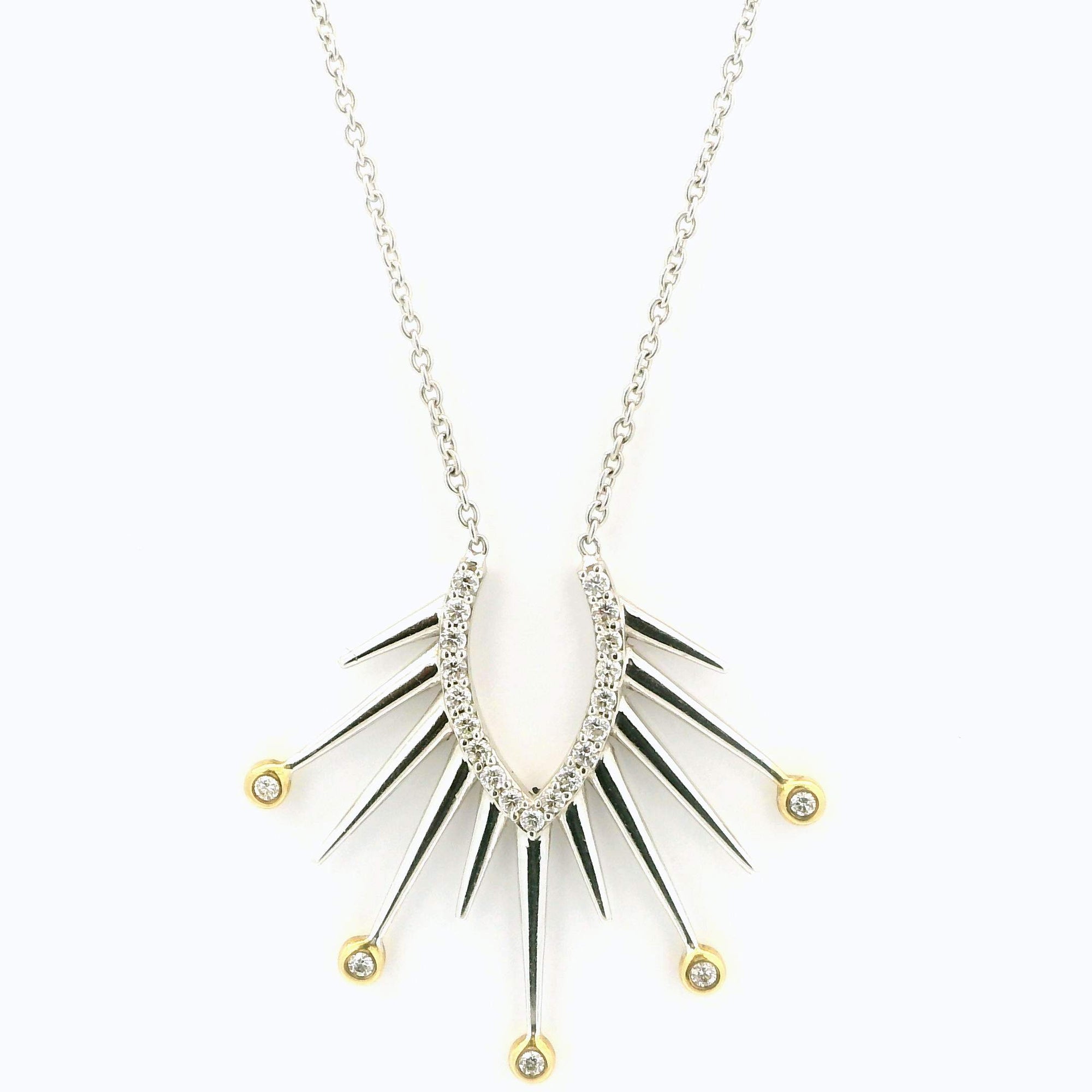 Spike Diamond Necklace