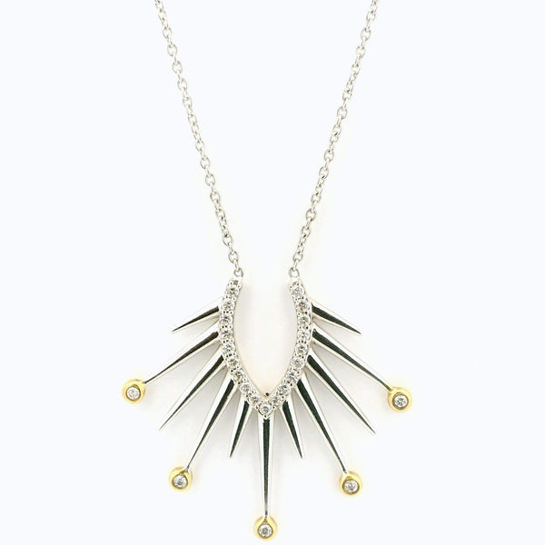 Spike Diamond Necklace