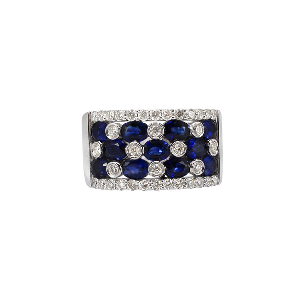 SAPPHIRE AND DIAMOND RING Provident Jewelery