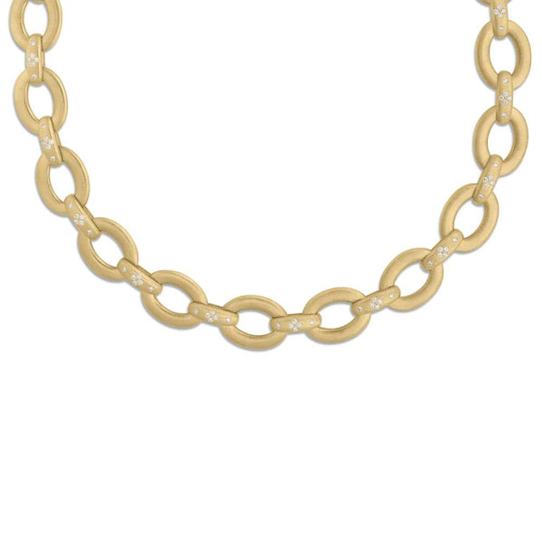 Roberto Coin Duchessa Small Oval Link Necklace