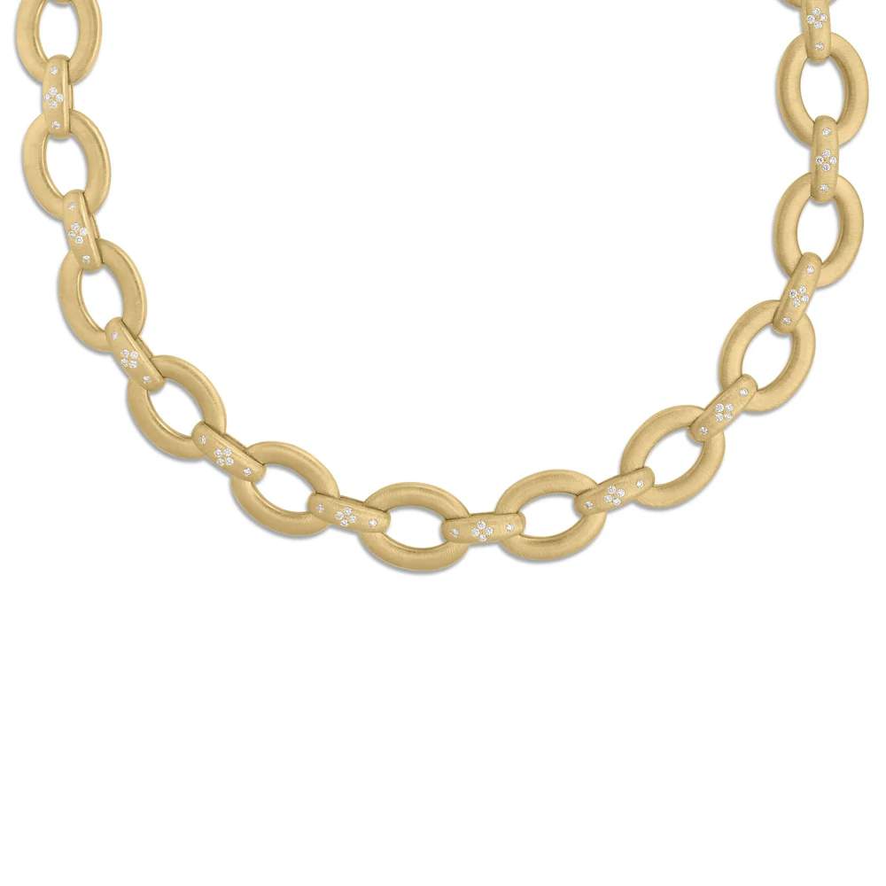 Roberto Coin Duchessa Small Oval Link Necklace