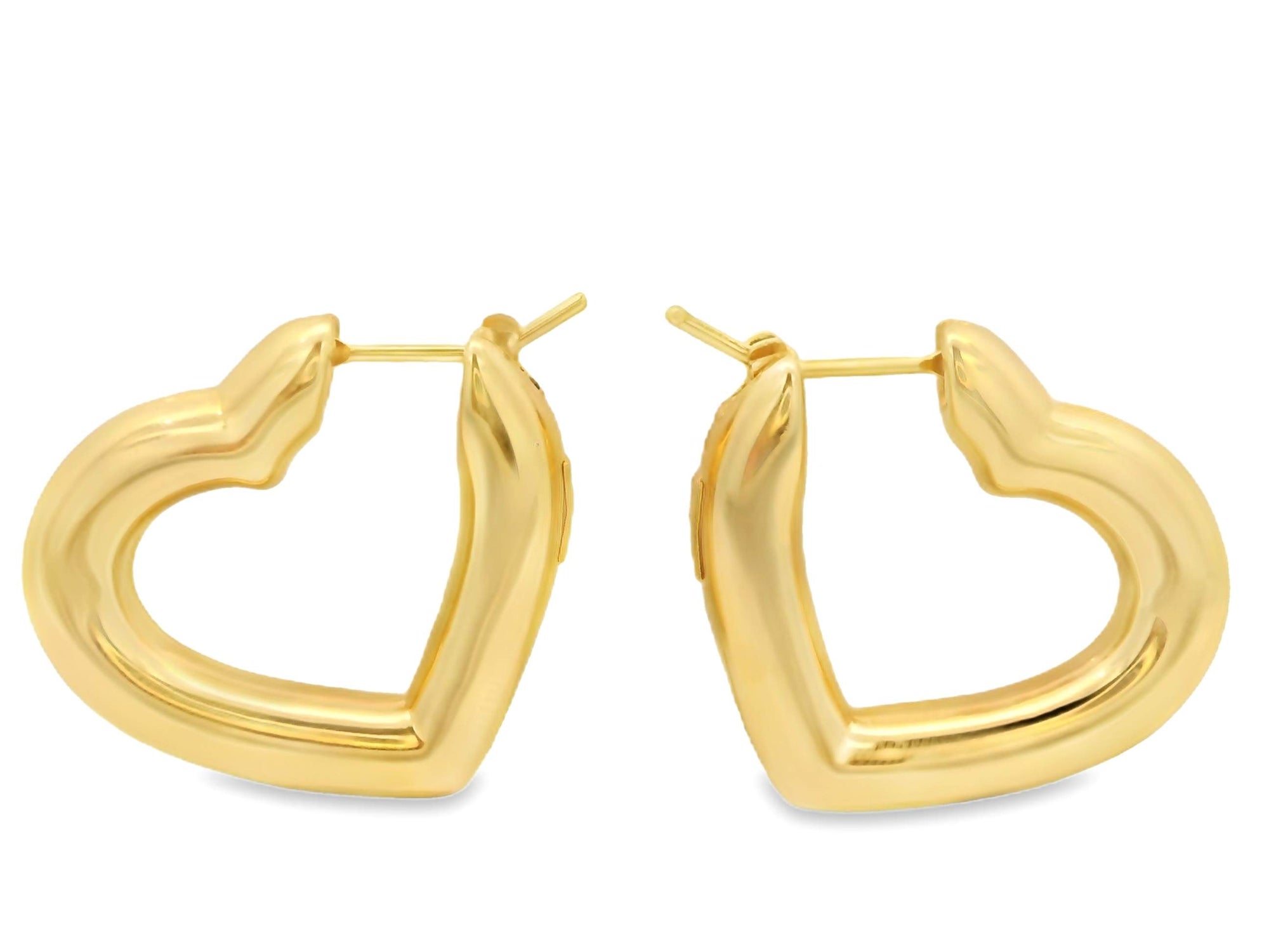 Heart Shape Hoop Earrings Provident Jewelery
