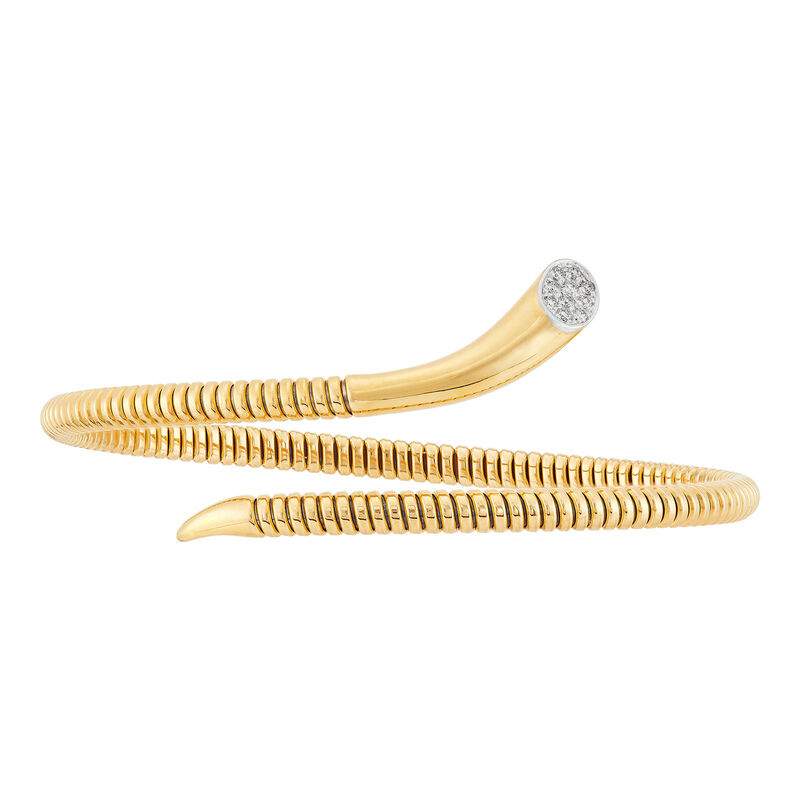 Bypass Tubogas Flex Diamond Bracelet