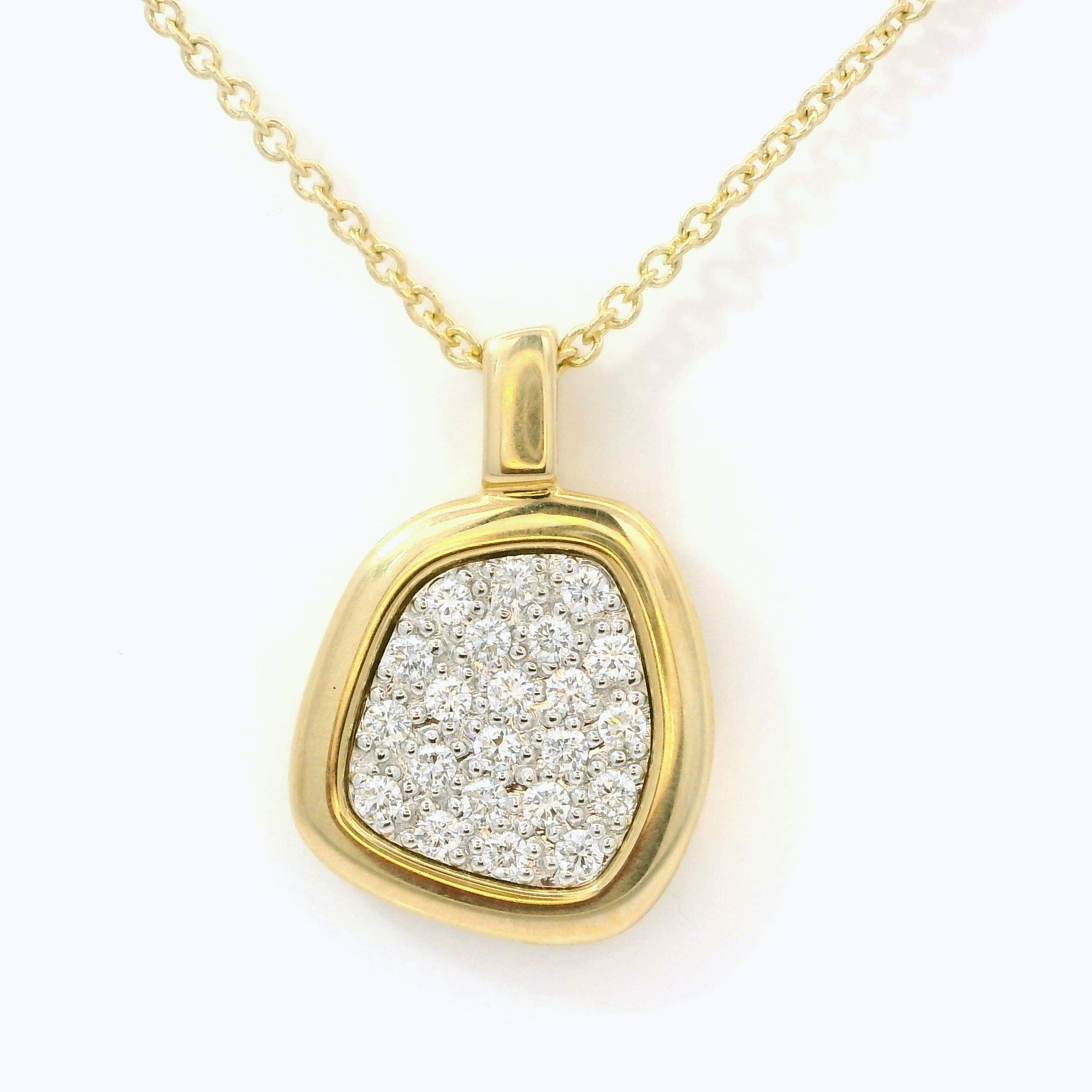 Pave Diamond Necklace Provident Jewelery