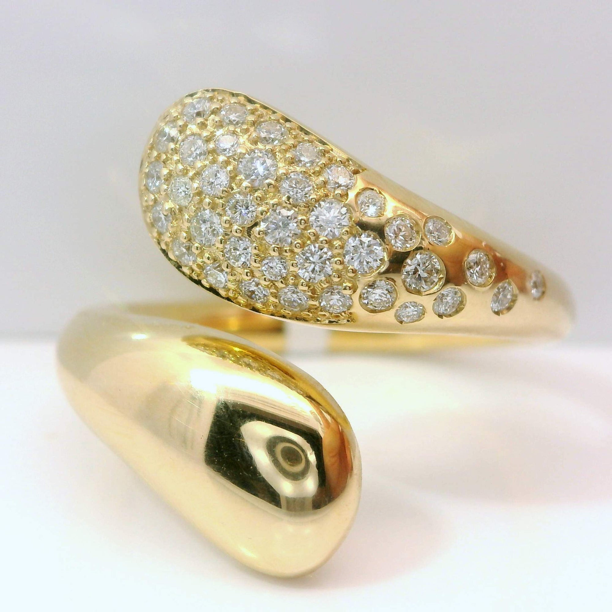 Bypass Diamond Ring Provident Jewelery