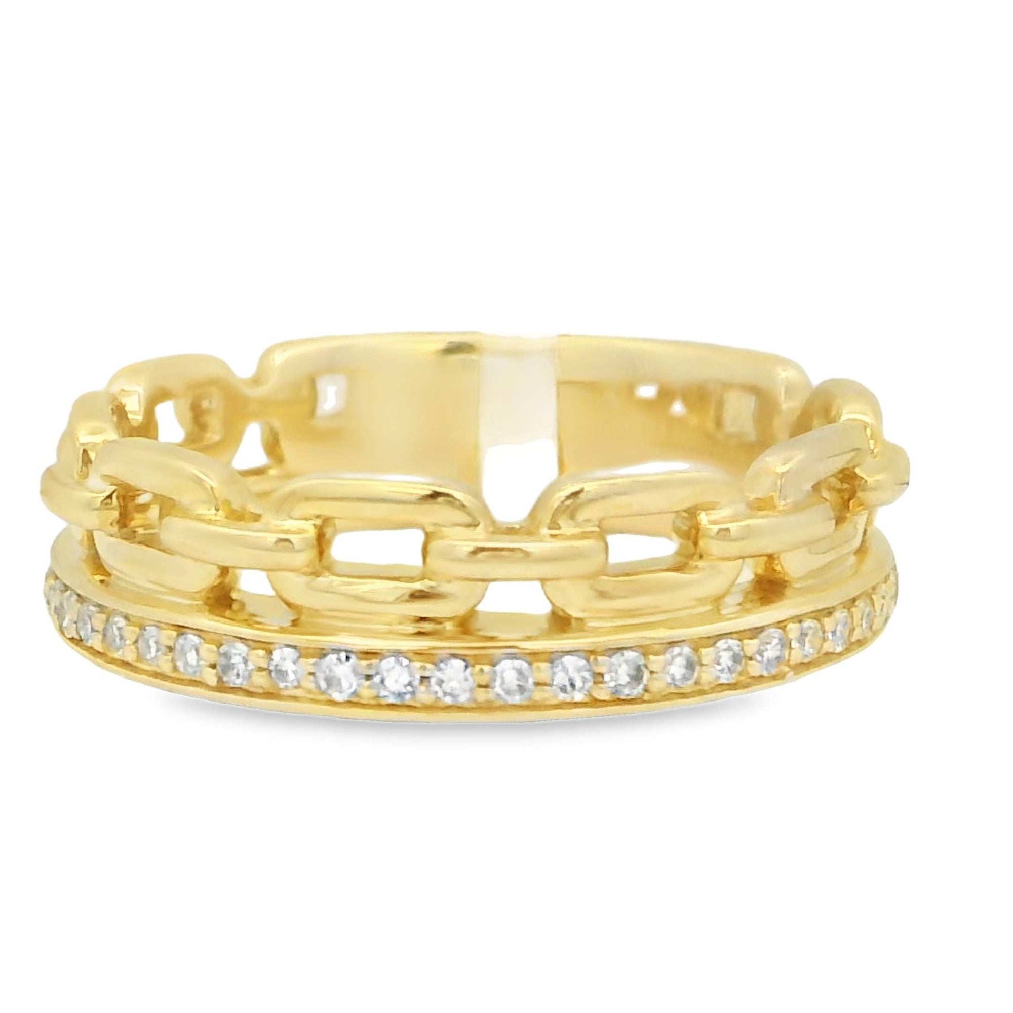 Diamond Chain Link Band