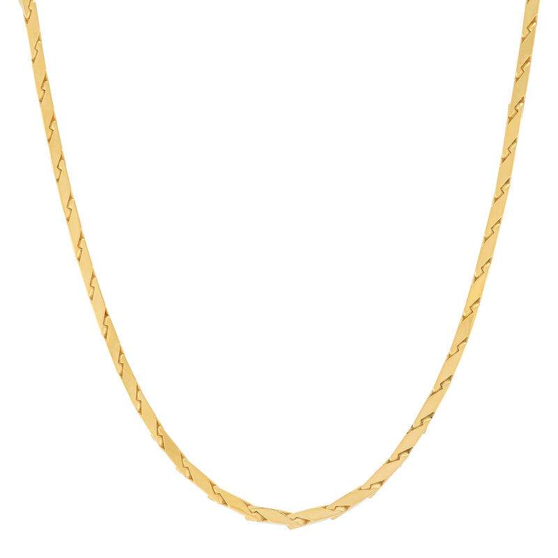 Chevron Design Chain Necklace
