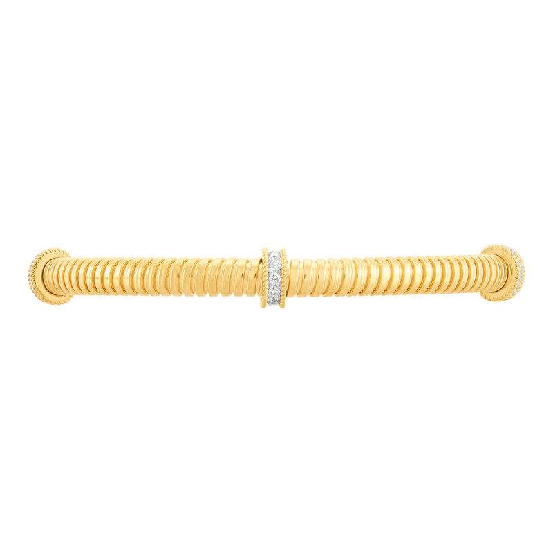 Diamond Tubogas Station Bracelet