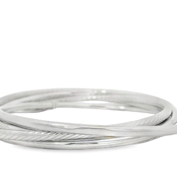 Slip on 5 Row Tube Rolling Bracelet