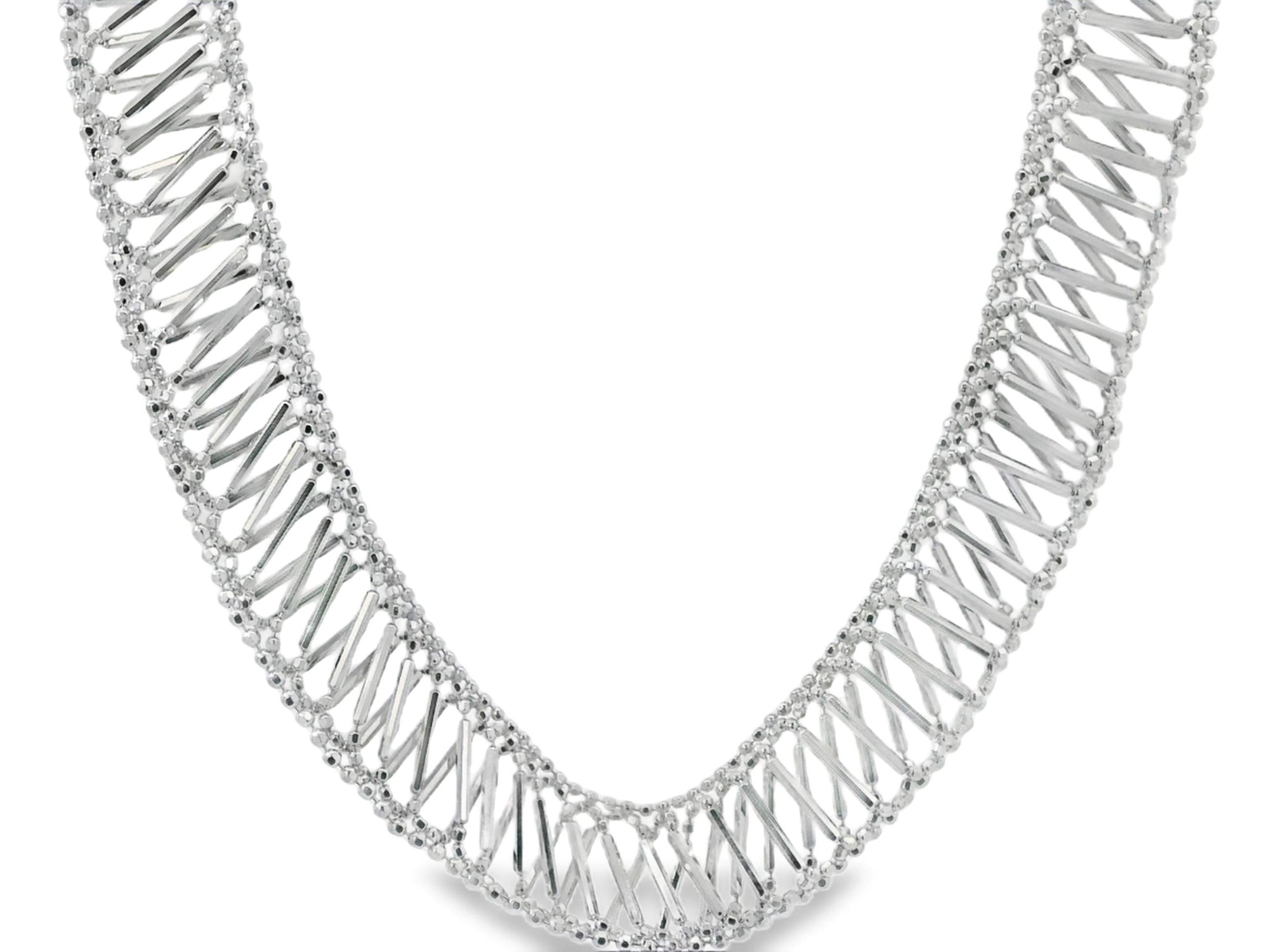 Polished & Beaded Dot-Dash Necklace