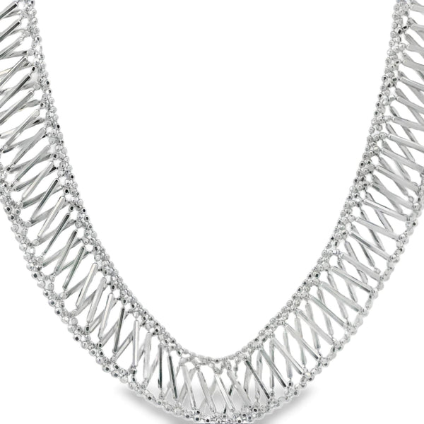 Polished & Beaded Dot-Dash Necklace