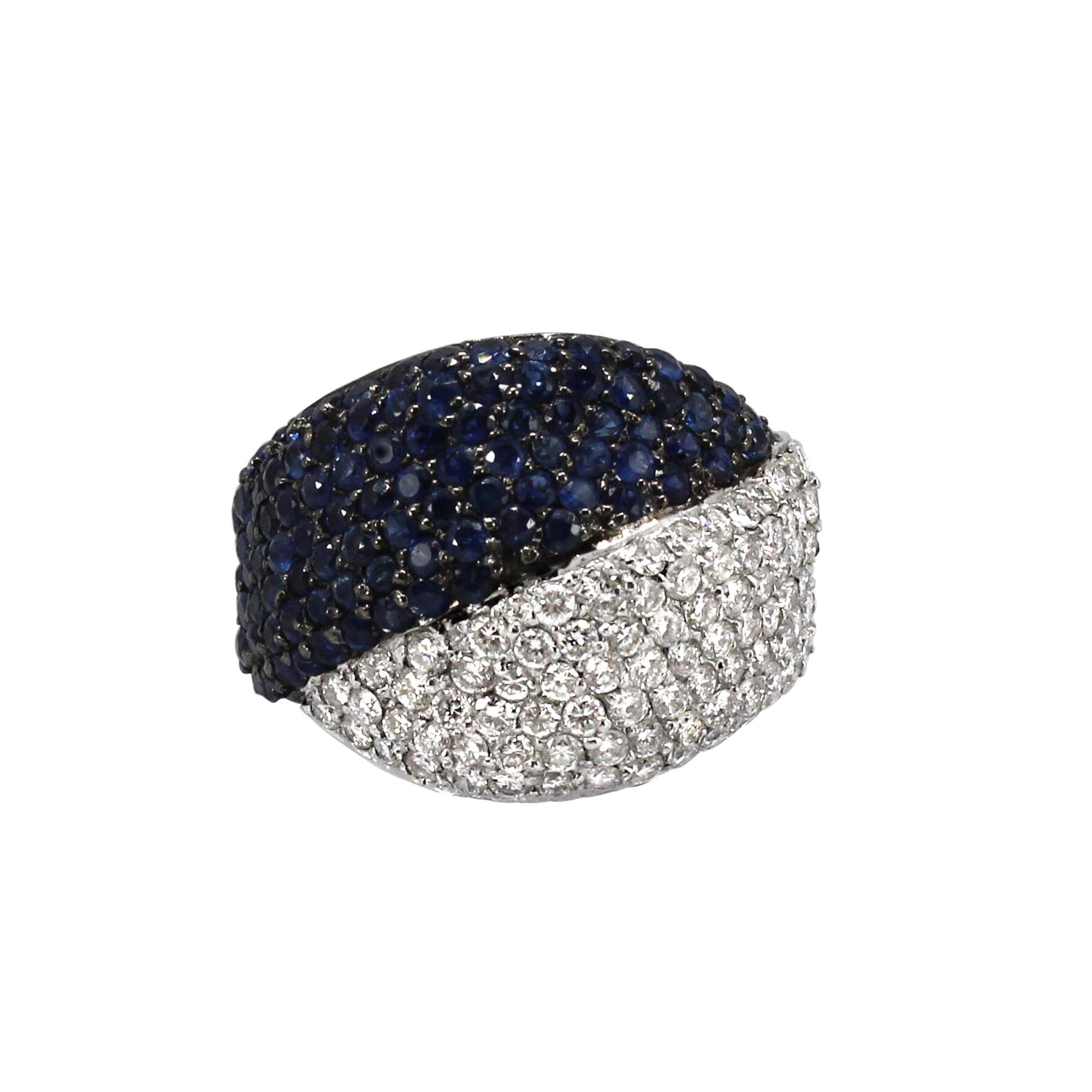 SAPPHIRE AND DIAMOND RING Provident Jewelery