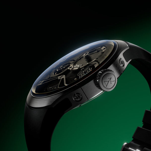 Dominique Renaud Pulse 60- Titanium/ Black Dial