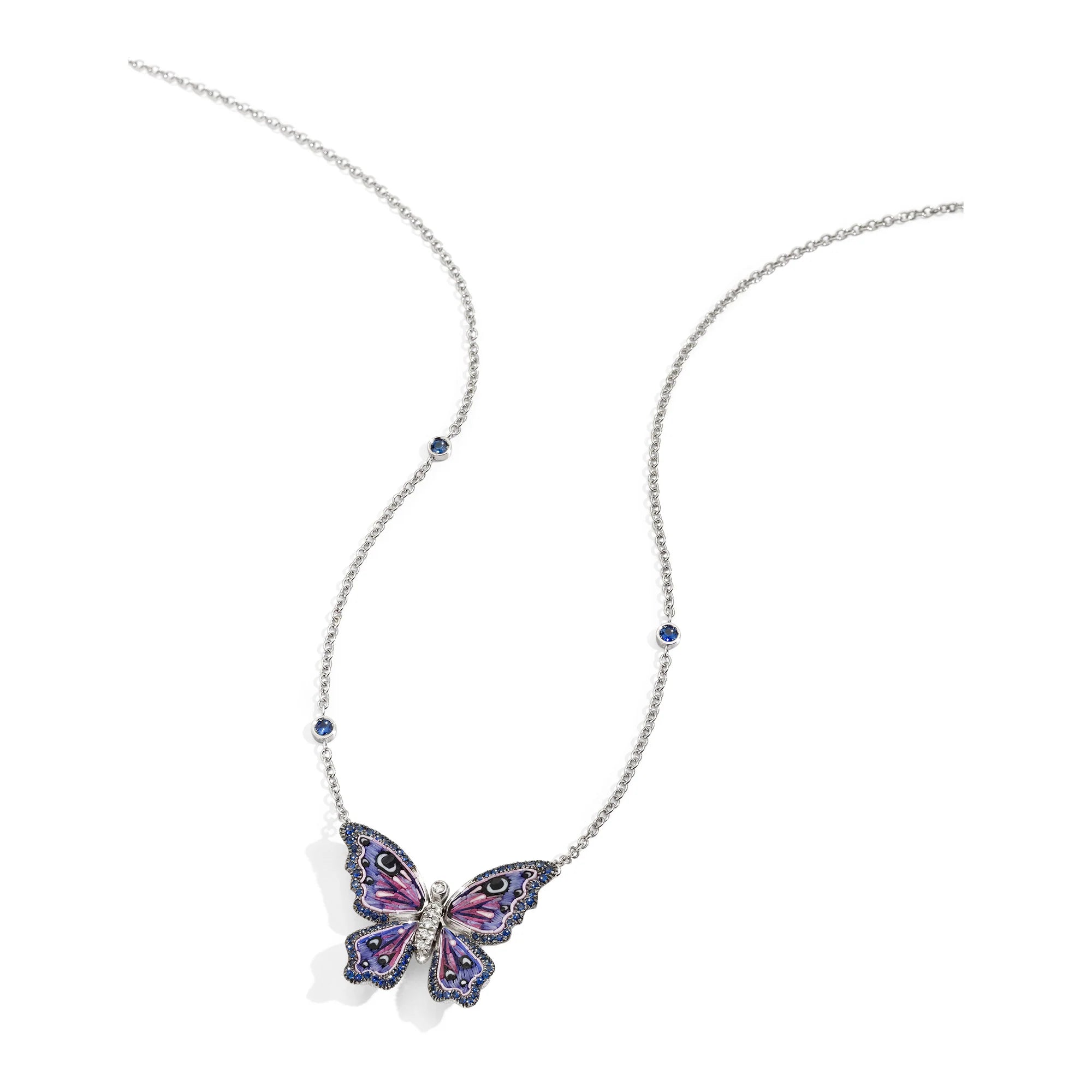 Sicis Jewels Purple Emperor Necklace