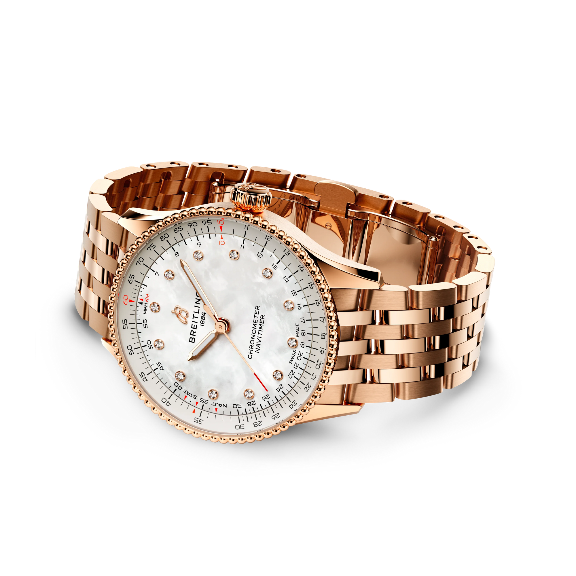 Navitimer Automatic 36- 18K Red Gold - Provident Jewelry