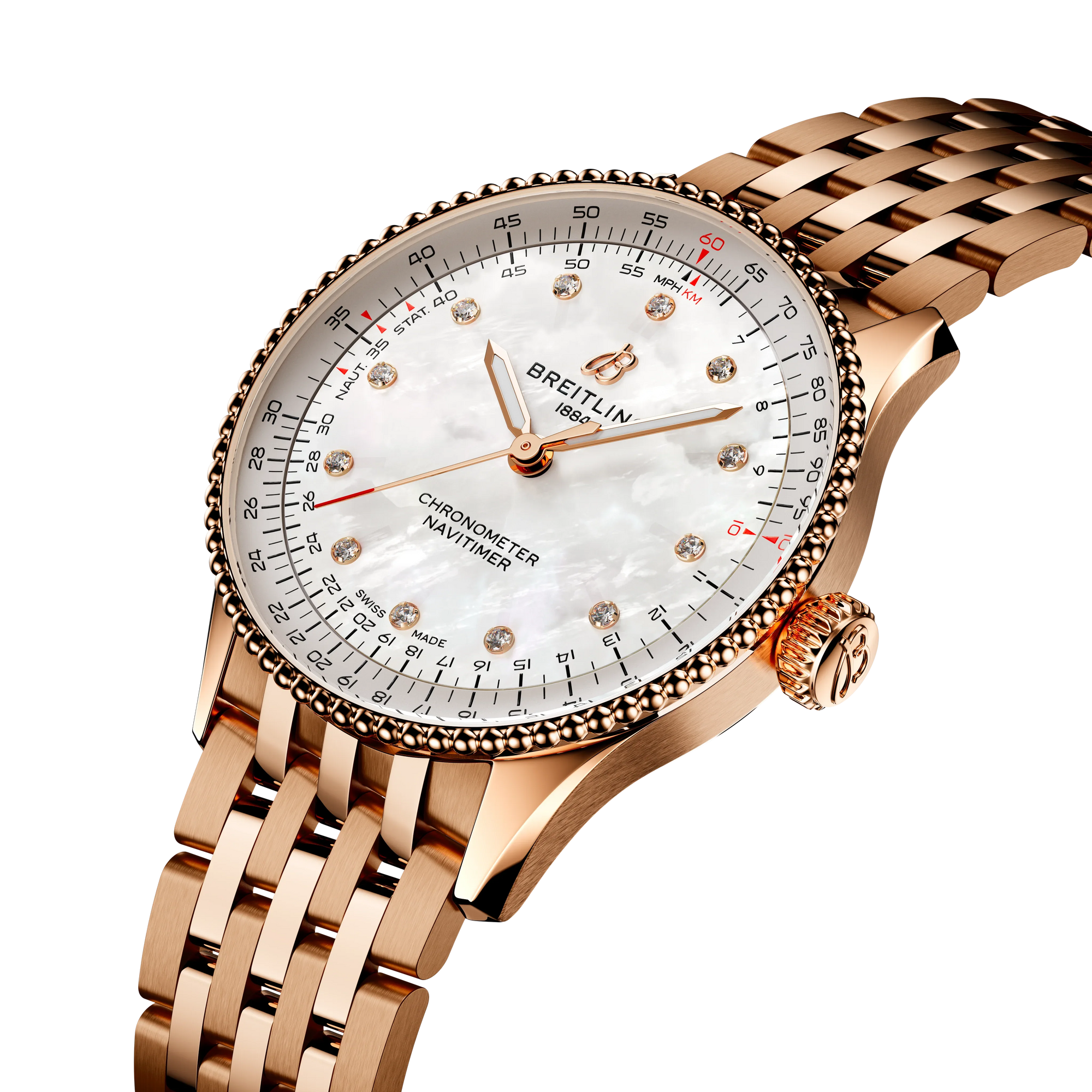 Navitimer Automatic 36- 18K Red Gold - Provident Jewelry