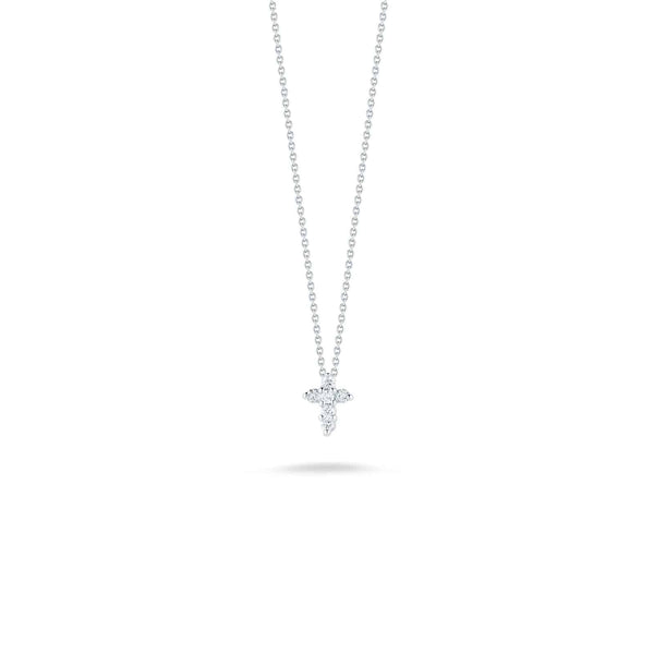 Baby Cross Pendant with Diamonds