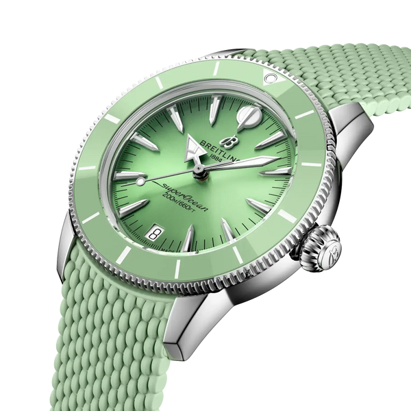 Superocean Heritage Automatic 36- Light Green - Provident Jewelry